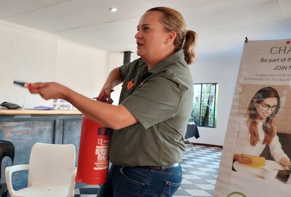 Annelize Maré, the chief executive officer of Fire Control Nelspruit, took over the business with her brother, Stephan, from their father, Phillip, in 2019.